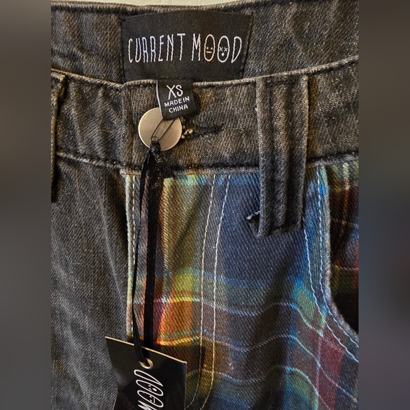 DOLLS KILL~Current Mood~ Too Punk Denim Jeans - Picture 5 of 9